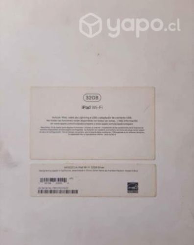 Ipad 6generación 9.7" con Detalle