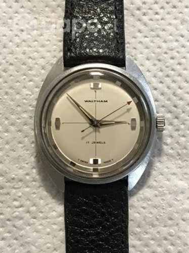 Antiguo Reloj Waltham, Caja De Acero