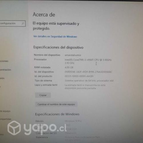 Computador Hp compaq LE1711