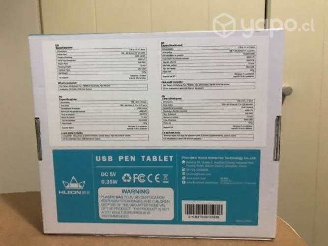 Tableta digitalizadora Huion 420 Black Nuevo