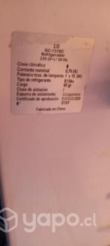 Frigobar marca LG
