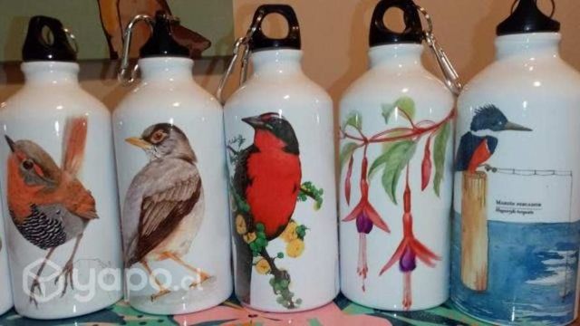 botellas, tazas, poleras, credenciale