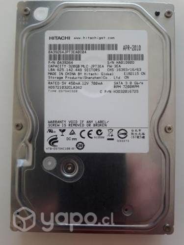 disco duro Hitachi SATA 320 GB