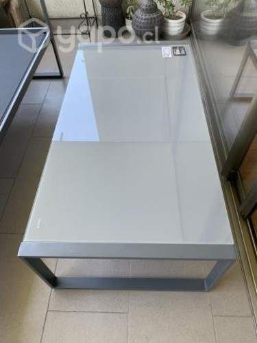 Mesa de centro terraza con vidrio templado. NUEVA