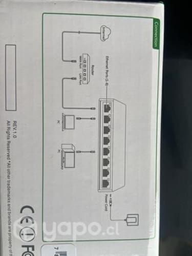 Switch de internet 8 puerto