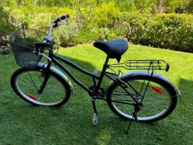 Bicicleta Paseo Negra Impecable