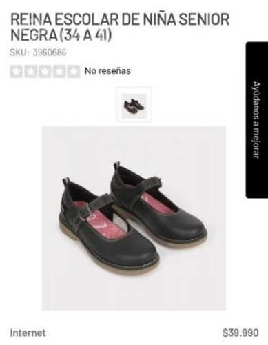 Zapato escolar colloky