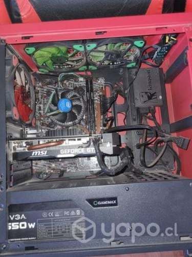 Pc gamer mas monitor 144hz y teclado