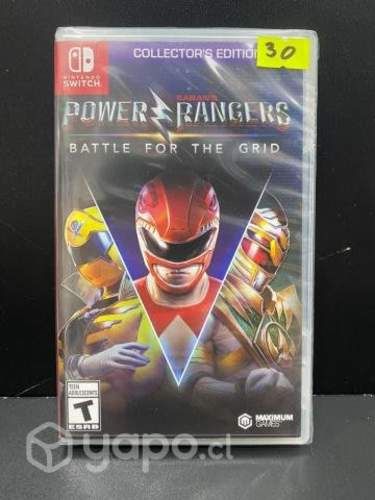 Nintendo switch Power Rangers battle for the grid