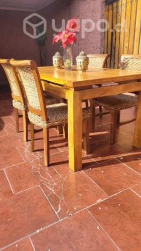 Comedor para interior o terraza rattan