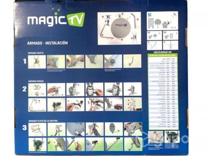 KIT DECODIFICADOR MAGIC TV Hd nacional+ Antena