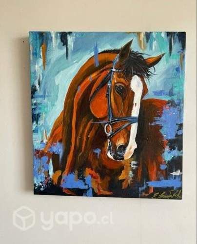 Cuadro pintado a mano óleo sobre lienzo