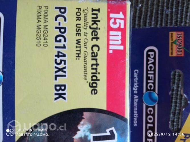 Tinta Canon 145xl black alternativa de alta