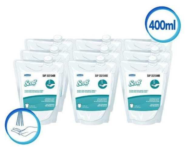 Alcohol Scott oferta 12x400ml Kimberly Clark