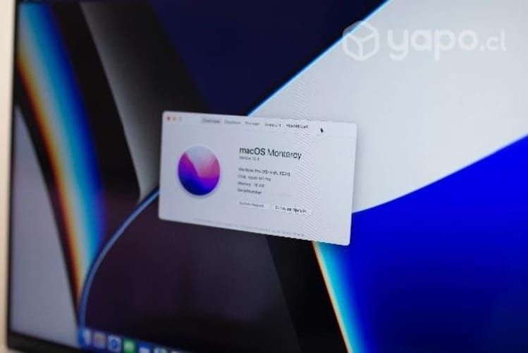 Macbook Pro 16 M1 Pro 1TB SSD 16GB Ram