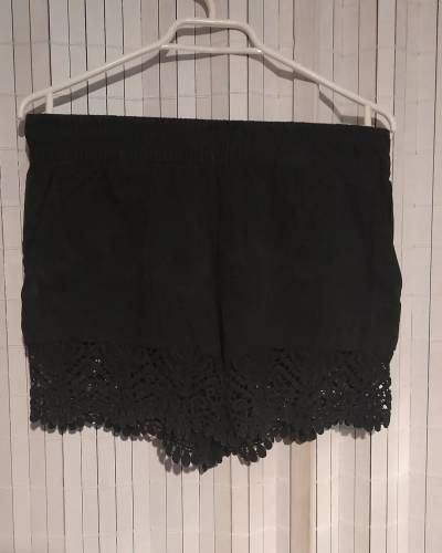 Short Negro H&M Talla 36 Usado