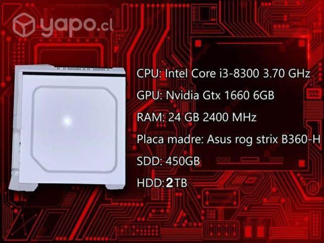 Pc gamer gtx 1660 6gb