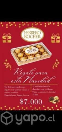 Chocolates Ferrero Rocher 12 unidades