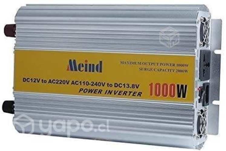 Inversor Voltaje Corriente 12V a 220V 1000W Meind