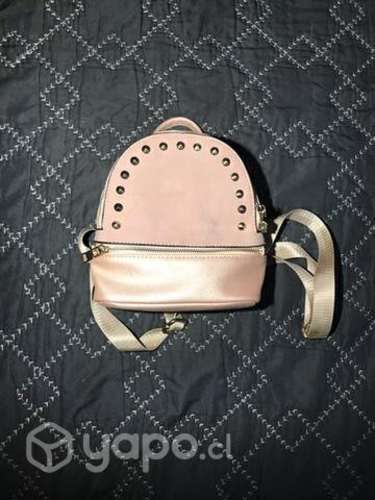 Bolso todo piel rosa pálido