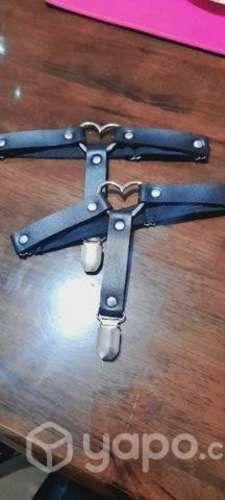 Ligero elásticados de cuero corazón