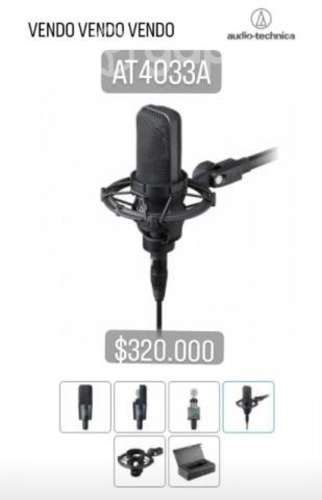 Microfono audio technica at4033a
