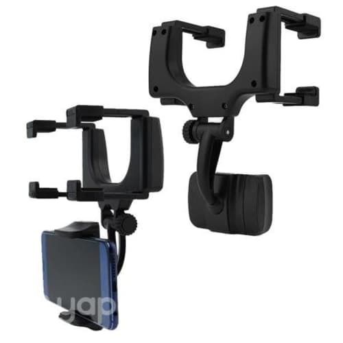 Soporte Celular Espejo Automovil Negro