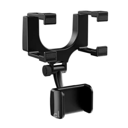 Soporte Celular Espejo Automovil Negro