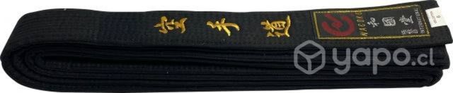 Cinturon negro wacoku bordado