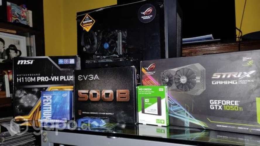 Pc gamer gama media/baja (g4560, 1050ti oc, 16gb r