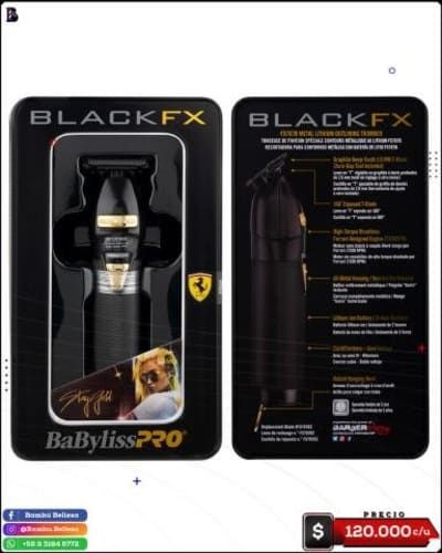 Trimmer blackfx skeleton t-blade 360 fx787b-negra