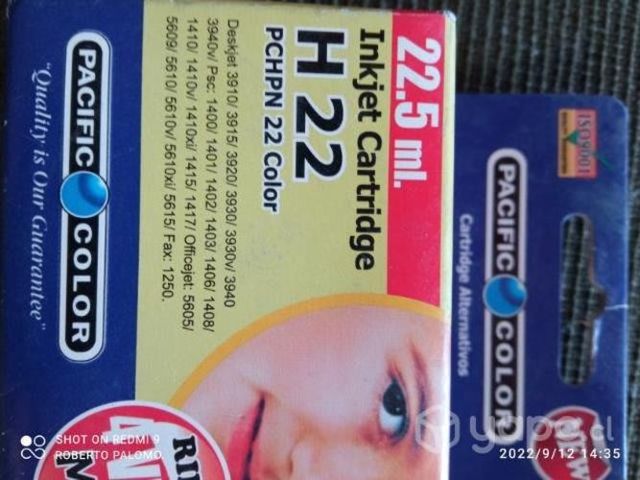 Tinta HP 22xl color alternativa de alta