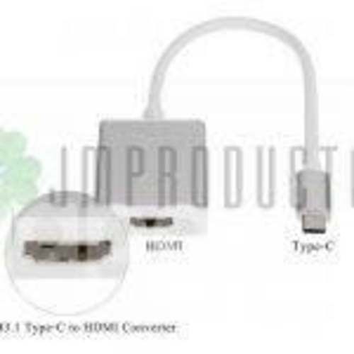 Cable Adaptador Aluminio Type C Usb 3.1 A Hdmi