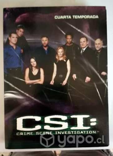 Dvd serie csi Las vegas 4 temporada original