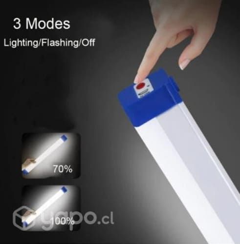 Lámpara Led Emergencia Recargable Con Imán de 30cm