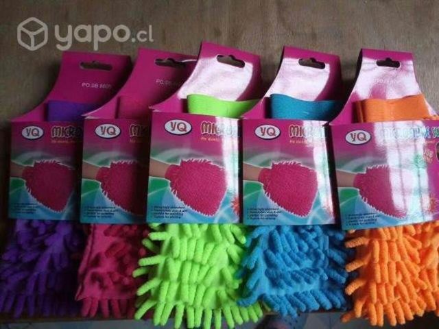 Guantes de microfibra