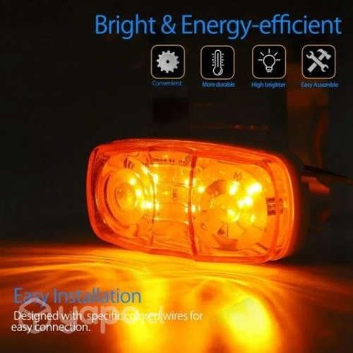 Foco Farol Luz Posición Trocha Led 12v 24v Rampla