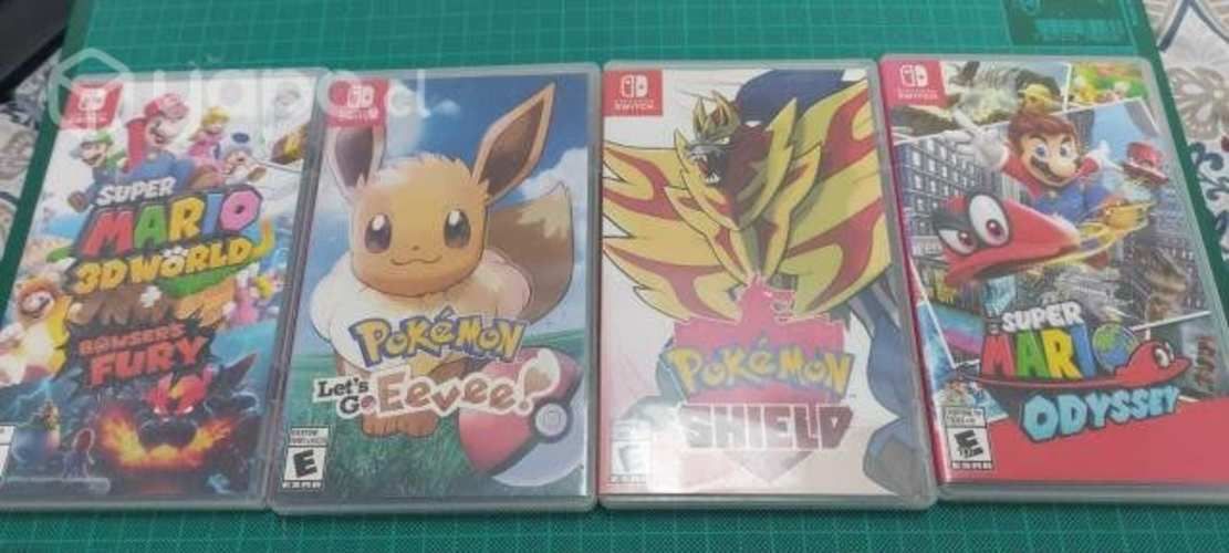 Nintendo Switch con 4 juegos fisicos