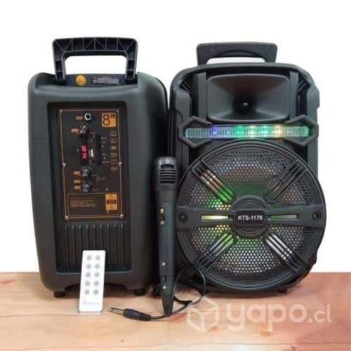 Parlante Karaoke Bluetooth con Micrófono Control R