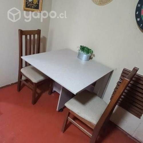 Comedor plegable se transforma