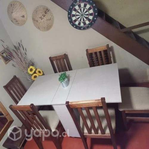 Comedor plegable se transforma