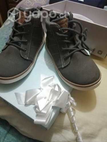 Botín de niño talla 29 color gris nuevo