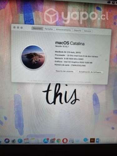 MacBook Air, 2017 13 pulgadas