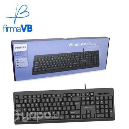 Teclado Usb Philips K224 Mod Spk6224