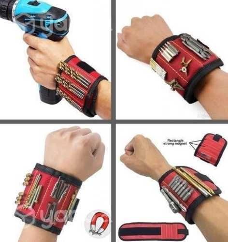 Pulsera Brazalete Magnético Sujeta Herramientas