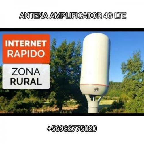 Antena Internet Rural 4G + Router wi-fi Huawei