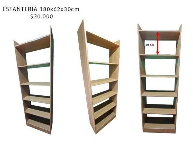 Estantería de madera usado