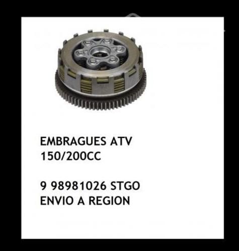 Embrague cuatrimoto atv 150cc