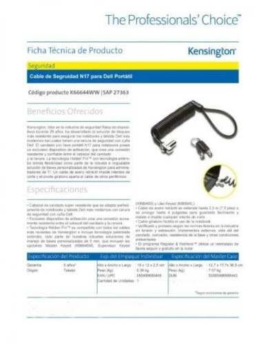 Candado notebook dell Wedge