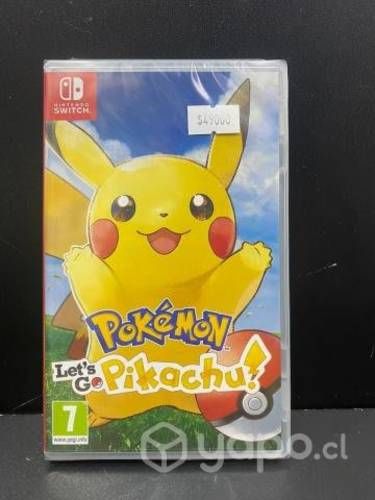Nintendo switch Pokemon lets go Pikachu